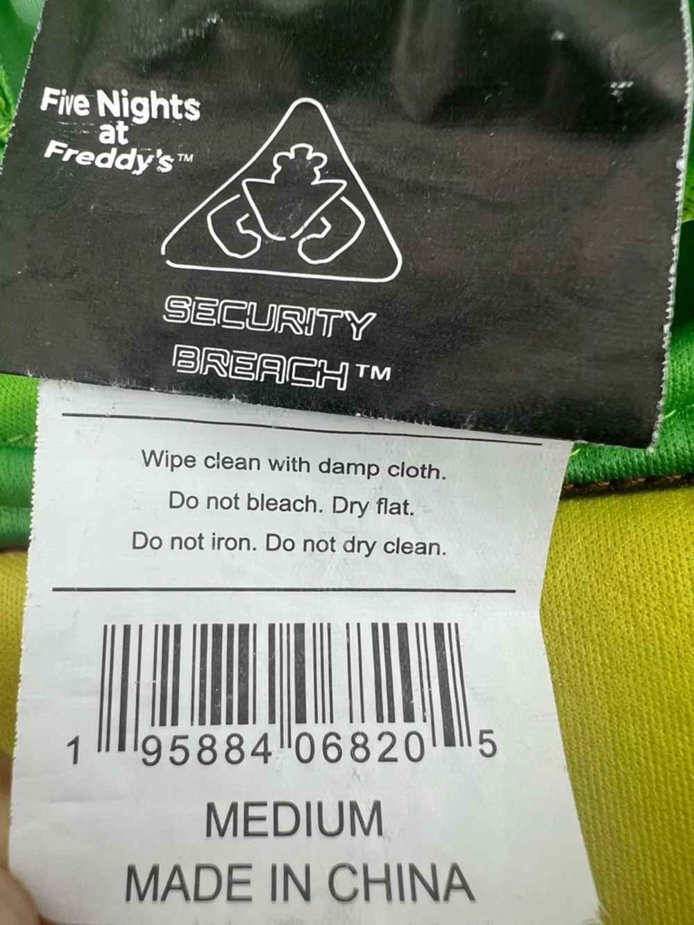 Five Nights at Freddy's Montgomery Gator Child's Costume Rubie's Medium 8-10 - Picture 8 of 13